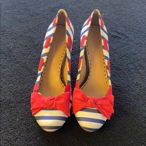 GIANNI BINI Tri-Color 3inch heels